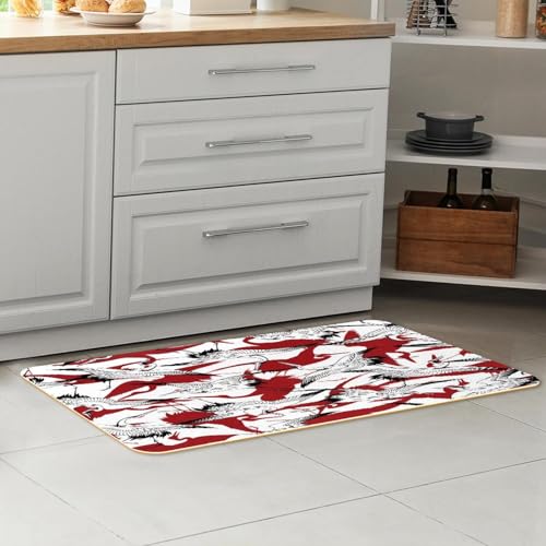 Alfombrillas de cocina japonesas para pasillo y cuarto de lavado alfombras VAPOKF hogar 7