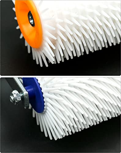 QWORK® Bodenbeschichtung Set, Entlüftungswalze+Epoxid Spike Schuhe+Stehrakel Großflächenrakel