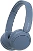 Auriculares inalámbricos Sony WH-CH520 de diadema con Bluetooth y micrófono, azul | Diseño ligero y cómodo, hasta 50 horas de batería con carga rápida, conexión multipunto, llamadas claras, diseño giratorio 1