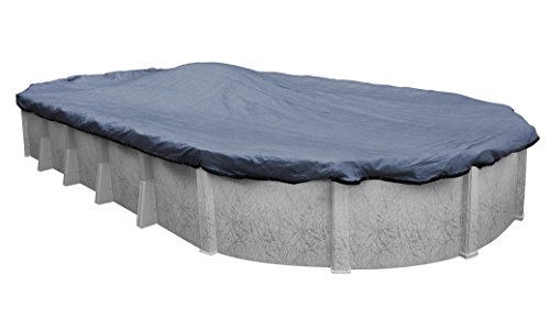 Robelle 421833-4 Premium-Mesh Xl Blue Mesh Winter Pool Cover For Oval Above Ground Swimming Pools, 18 X 33-Ft. Oval Pool #TOP6