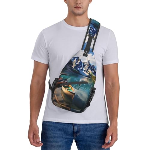 Sac à bandoulière imprimé koala au style décontracté et mixte
