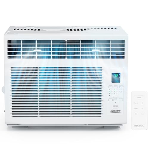 ROVSUN 6000 BTU Window Air Conditioner Remote & Timer, AC