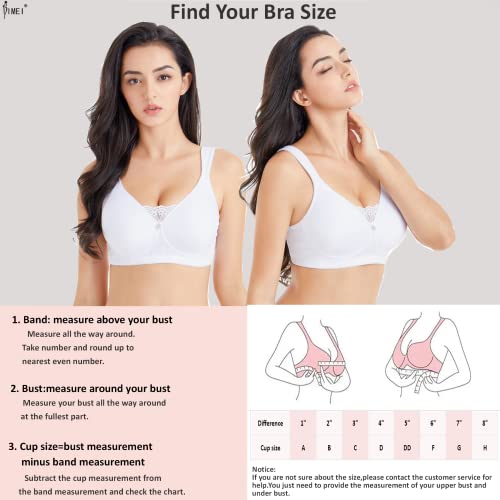 Mastectomy Bra Pocket Bra For Silicone Breastforms 9818 (38B, White) #TOP7