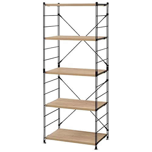 [RP] EbhVFt [bN ؐI 5i 65×s41.5×162cm ȒP ω׏d25kg(1i) gi V I[N(ؖ) MWS-16645(OAK/SBK)