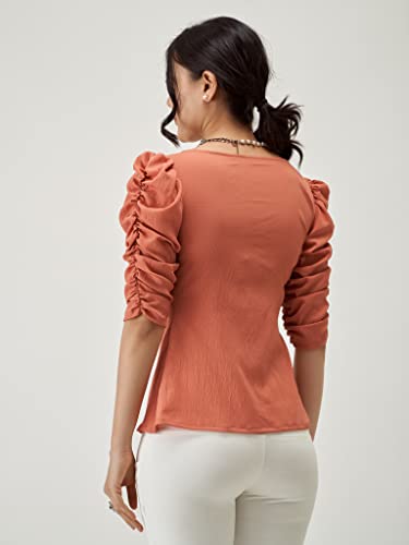 Image of AASK Casual Solid Women Top