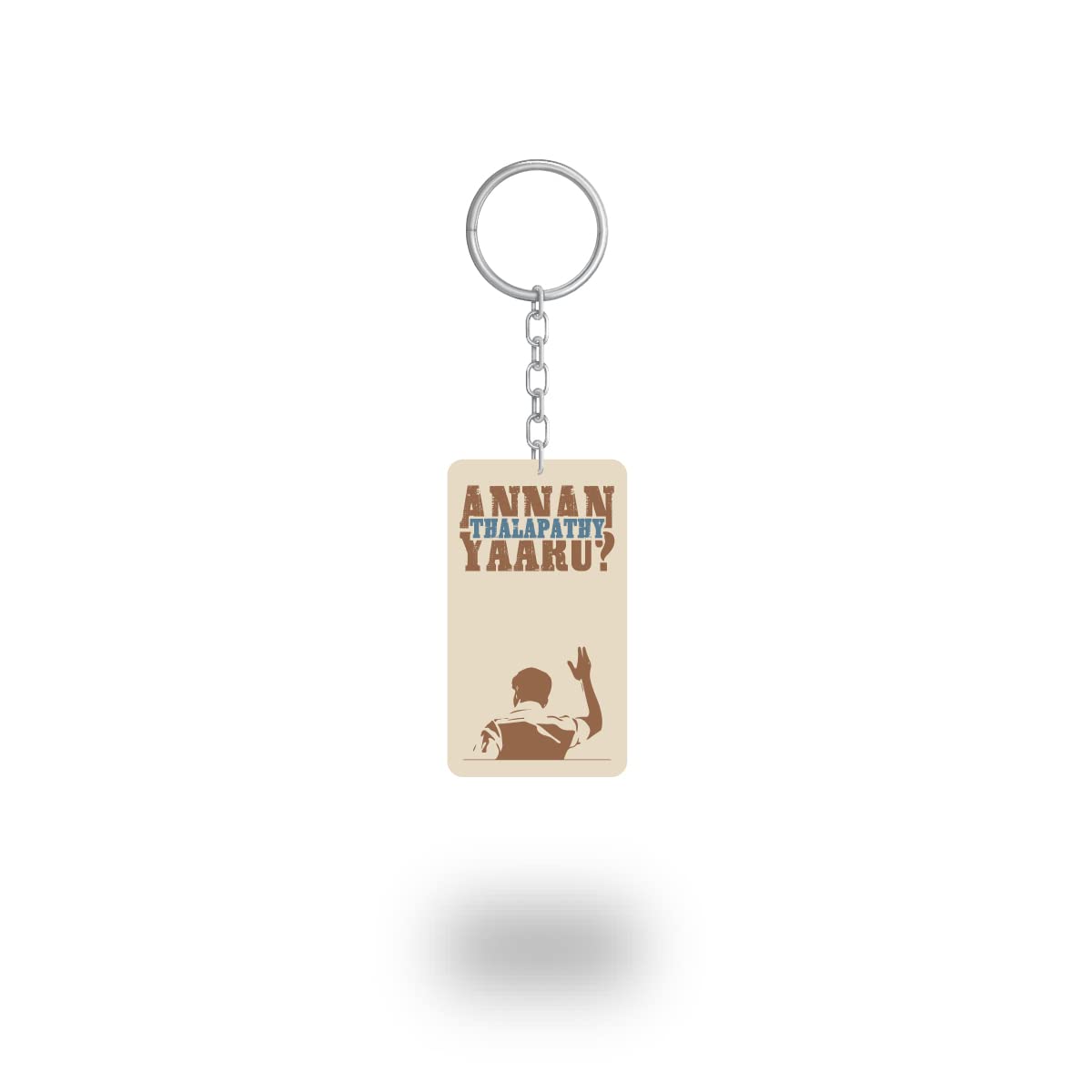 VVWV Thalapathy Vijay Keychain For Car Bike Printed Keychain Multicolored Bike Car Bag Key Tag Key Rings Back Packs