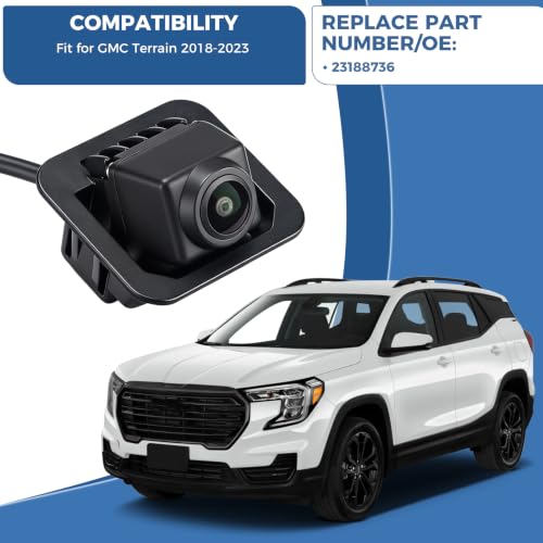Image of Rearview Camera OE: 23188736 Fit for GMC Terrain 2018-2023 | Direct replace , this Plug & Play reverse camera offers superior vision