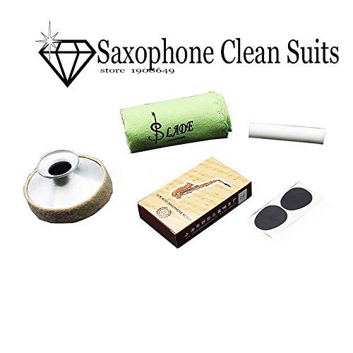 RAISSER® Lade Alto Saxophone Sax bE Accessories Kit Mouthpiece Patch Bamboo Reed Cloth Cork