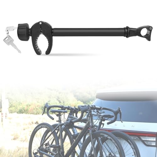 Frame Holder Short 45 cm Length, Bicycle Holder, Bike Holder, Bicycle Holder, Mounting Clamp, Motorhome Wheel, Lockable, for U-Bracket Tube