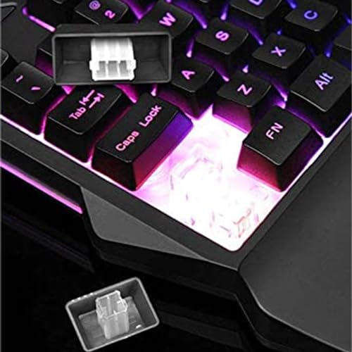 Image of Ant Esports MG401, 4 in 1 Mobile Game Combo Pack with RGB Backlit 35 Keys Mini Gaming Keyboard and Mouse, Phone Holder, Adapter with Mobile Game Converter for PubG, COD & Many FPS Games Andriod /iOS