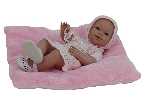 Nines Artesanals d'Onil - pop pasgeboren baby parelé met cadeaukussen (450)