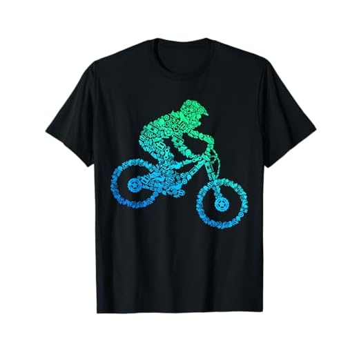Downhill Mountainbike Biker MTB Jungen Kinder T-Shirt