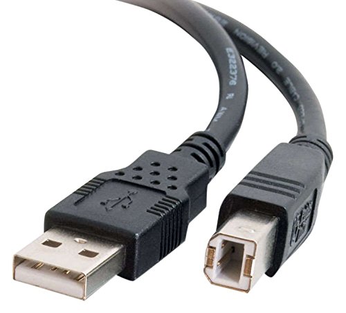 C2G - Cable USB (Negro, USB A, USB B, Macho/Macho, Negro)