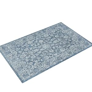 JONATHAN Y SMB100B-3 Tela Bohemian Textured Weave Floral Indoor/Outdoor Navy/Gray 3 ft. x 5 ft. Area-Rug, Coastal,Easy-Cleaning,HighTraffic,LivingRoom,Backyard, Non Shedding JONATHAN Y SMB100B 3 Tela Bohemian Textured Weave Floral IndoorOutdoor NavyGray 3 ft x 5 ft Area Rug CoastalEasy CleaningHighTrafficLivingRoomBackyard Non Shedding