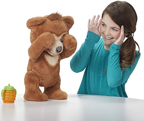 Fur Real Friends Cubby The Curious Bear Interactive Plush Toy, Ages 4 and Up