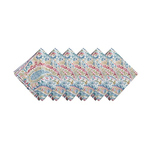 Set de 6 Servilletas Maisie Azul miniatura 1
