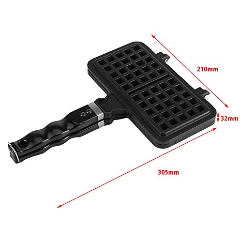 Waffeleisen 1Pc Rechteckform Antihaft Waffelform Backform Herstellungswerkzeughersteller Pressplatte Küche – Bild 4