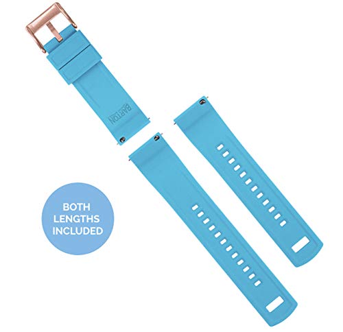 Image of BARTON Elite Silicone Watch Bands - Gold Buckle Quick Release
