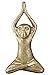 Produktbild GILDE Deko Tierfigur Skulptur Yoga AFFE Monkey - Moderne Kunst und Dekoraion aus Kunstharz - Farbe: Gold - Höhe 28,5 cm