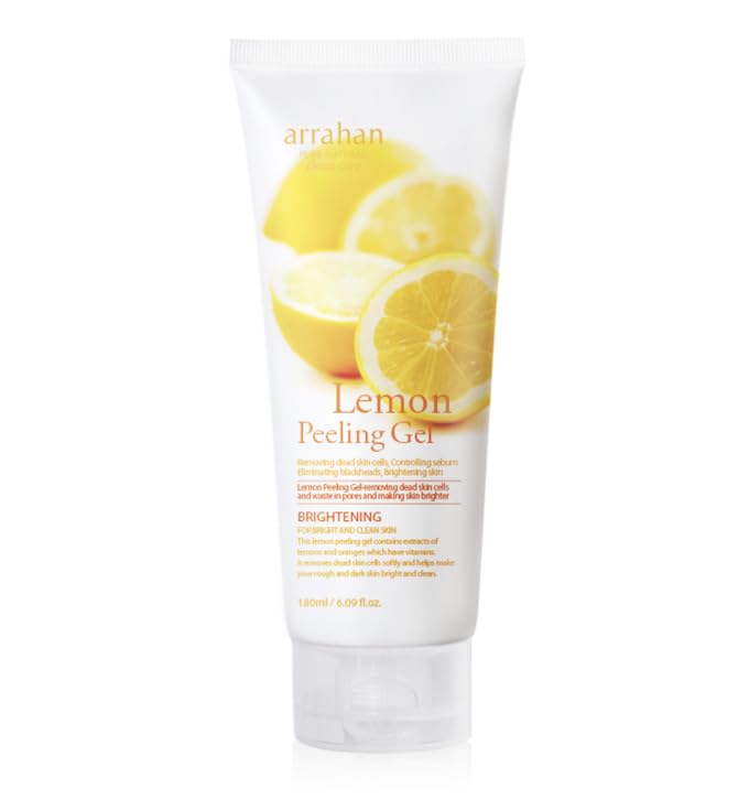 Lemon White Peeling Gel 180ml – Refreshing Exfoliator with... Lemon White Peeling Gel 180ml – Refreshing Exfoliator with...