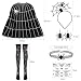 Halloween Kostüm Damen Spinnennetz Poncho, Damen Halloween Kleid Spinne Cosplay Kostüm, Halloween spinnen Kostüm Set mit halloween haarreif, Spinnen strumpfhose, Spinnen Tattoos, Spinne Ohrringe