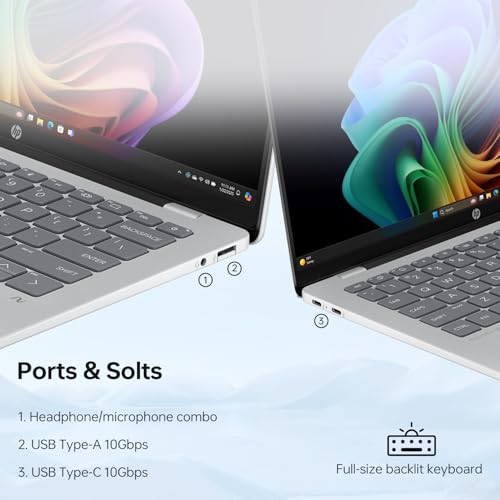 HP OmniBook 5 14" Laptop Premium Qualcomm Snapdragon miniatura 6