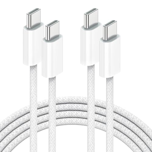USB C to USB C Charging Cable 10ft 100W 2Pack [MFi Certified], Type C Fast Long Charger Cord for iPhone 15/15 Pro/Plus/Pro Max,MacBook Pro/2019/18/17/16/iPad Air 4/5, iPad Mini 6,iPad Pro 12.9/11