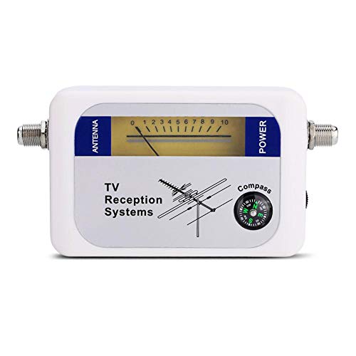 Buscador de DVB-T, Mini Buscador de DVB-T Antena digital de TV terrestre Receptor de medidor de intensidad de señal de antena con función de retroiluminación, para antenas satelitales remotas