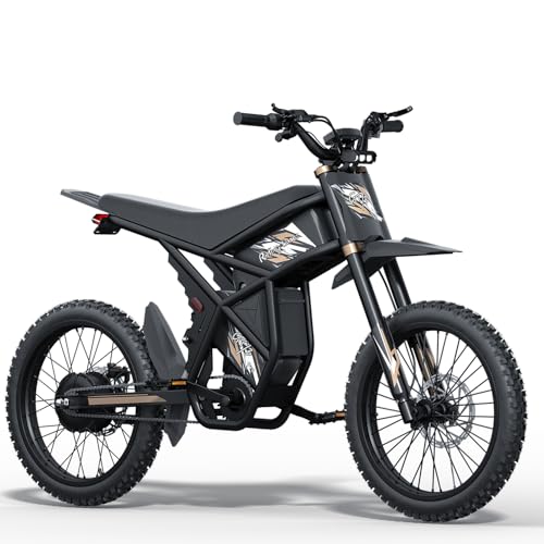GT73 Pro Electric Dirt Bike for Adults Teens, 3000W Electric Dirtbike with 25