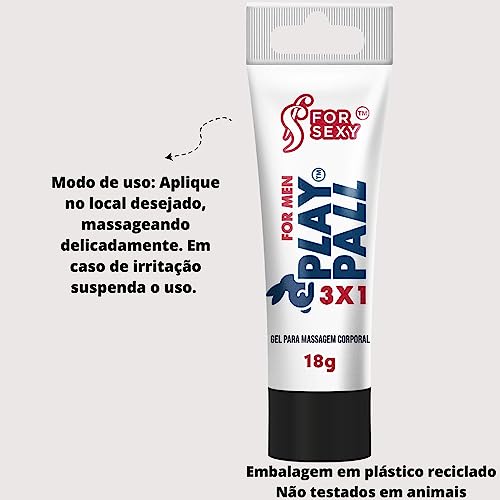 Gel para Massagem Play Pall 18g
