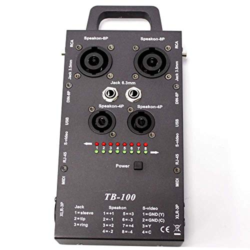 Cablematic Checker RCA cavo speakon RJ45 USB MIDI