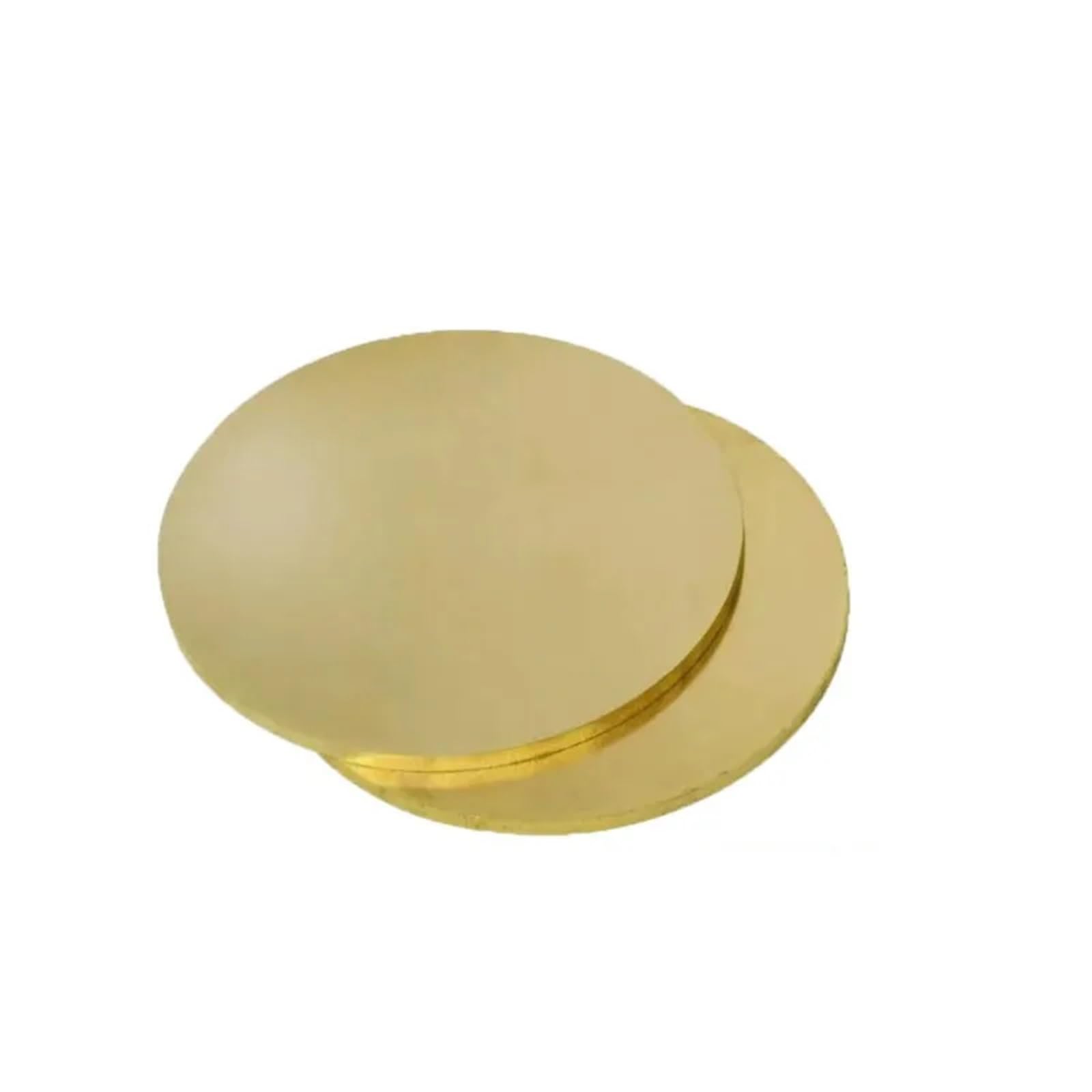 Feuille de disque circulaire rond en laiton H62, diamètre 10mm-250mm, épaisseur 0.3mm-5mm, 1 pièce(150mmx2mm)