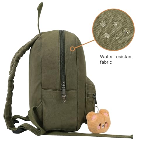 Phaoullzon PBK0003BR Girls Mini Backpack Purse For Boy Kids Teens Canvas Small Backpacks thumb #5