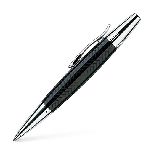 Faber-Castell e-motion Ballpoint Pen - Parquet Black