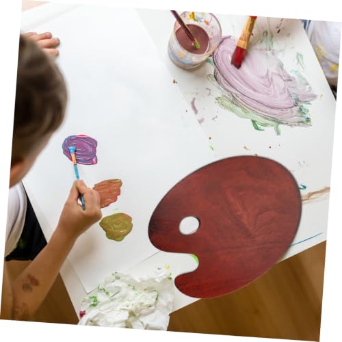 Bandeja de madera para mezclar colores HAPINARY ergonómica 5