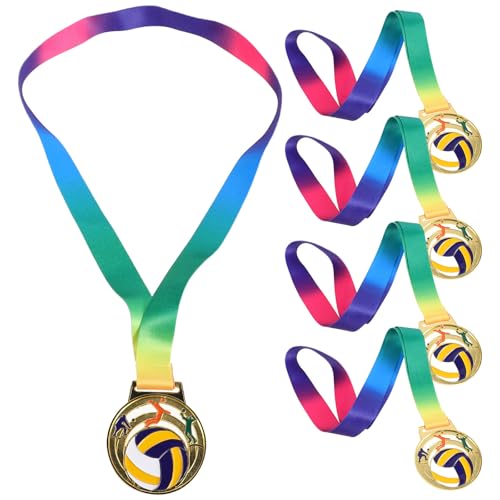 Medallas de voleibol con diseño hueco para regalar a los finalistas de ligas y copas