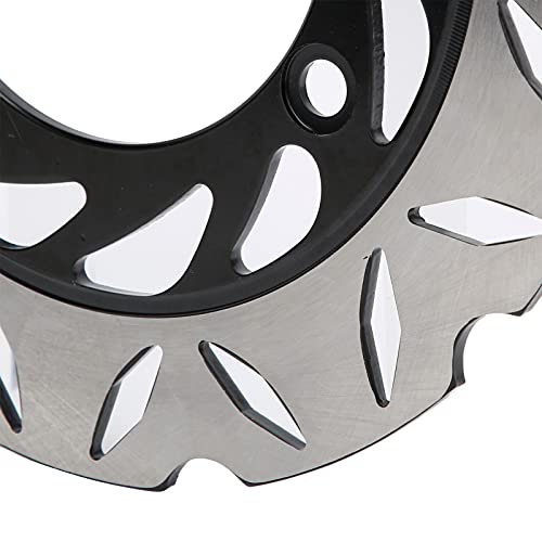 Aramox Disco de freio traseiro de motocicleta 240 mm 24 cm de aço inoxidável para substituição de mo