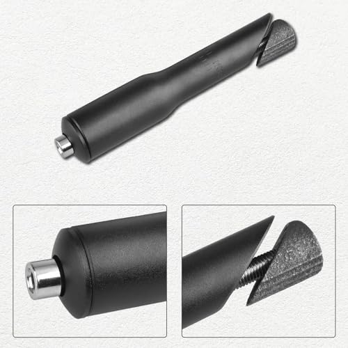TRIWONDER Stem Riser Adapter Aluminum Alloy Bike Fork Stem Quill Riser Extender Extension Road Mountain Bicycle Stem Head (Black, 22.2mm x 150mm)
