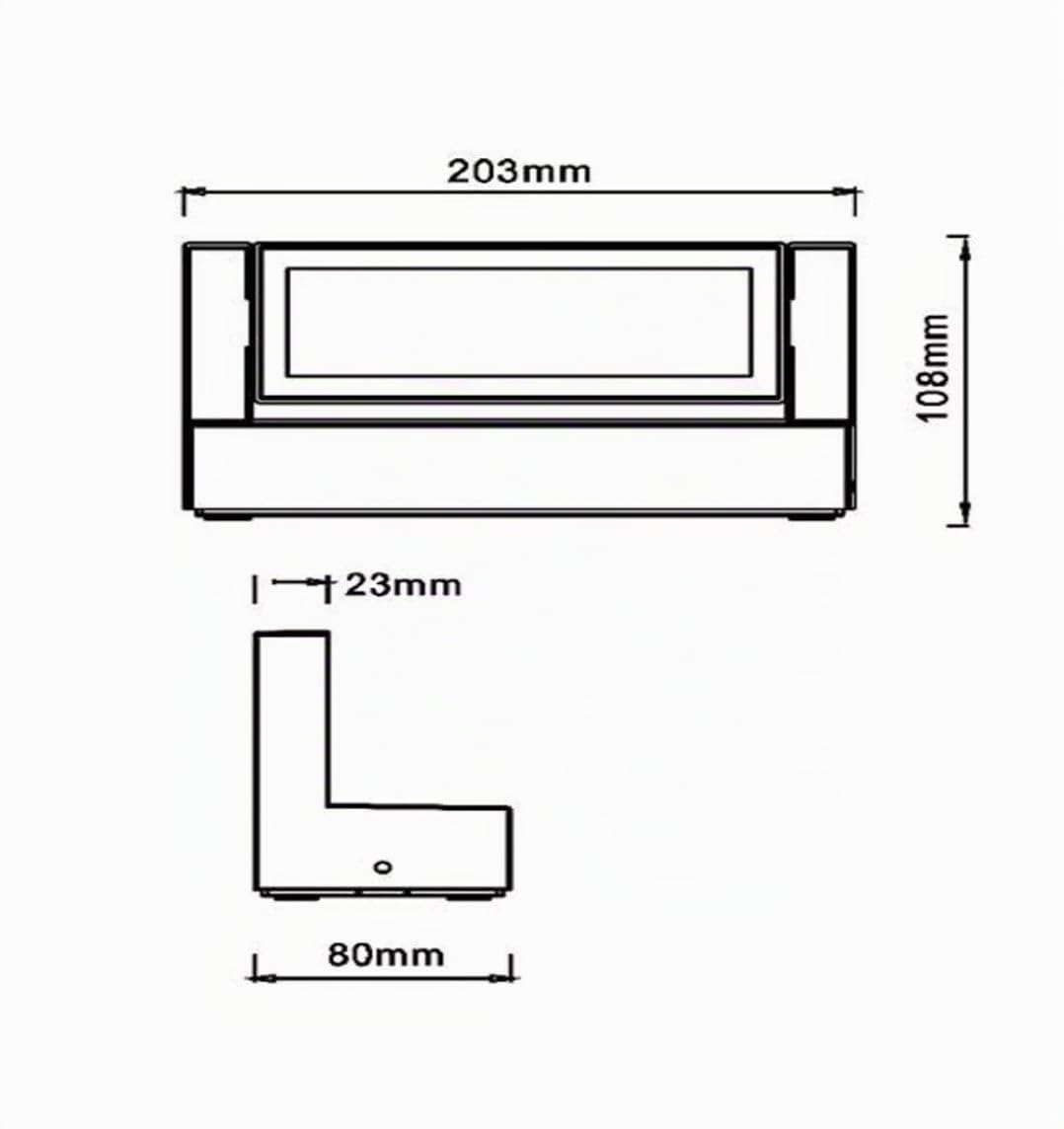 Applique LED da Esterno Orientabile 350° 21W IP65 – 1800 Lumen, CCT 3000K 4000K 6500K, Driver Eaglerise, Lampada da Parete per Facciate, Ingressi e Terrazze (Marrone)