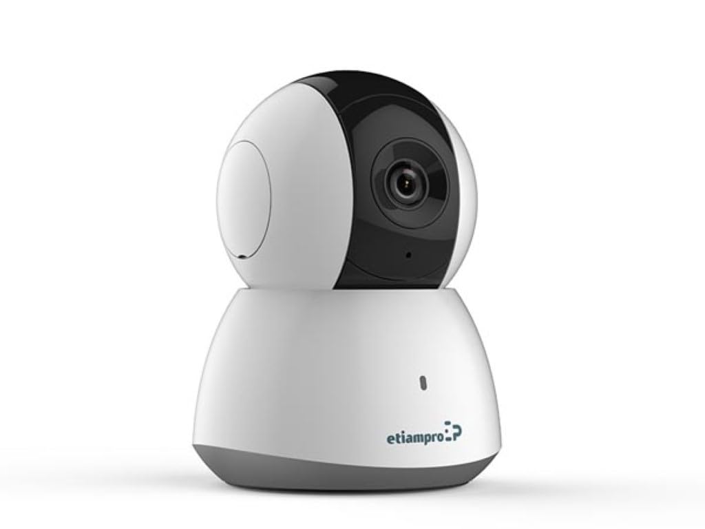 EtiamPro Mini kamera IP, kamera monitorująca, WiFi, obrót/pochylenie, 2 MP, diody IR, noktowizor 10 m, obiektyw stałoogniskowy, technologia DWDR, aplikacja Guarding Vision, do użytku wewnątrz i na