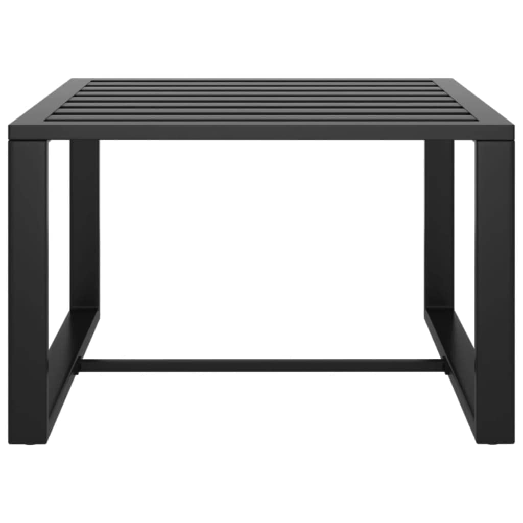 7-częściowy zestaw wypoczynkowy ogrodowy, aluminium, antracyt, modułowy, odporny na warunki atmosferyczne, z poduszkami, na taras, balkon, do użytku na zewnątrz, 110 kg na siedzisko, wygodny