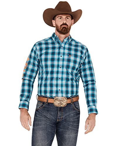 Chemise homme Ariat Presly blanche à manches longues pour le quotidien