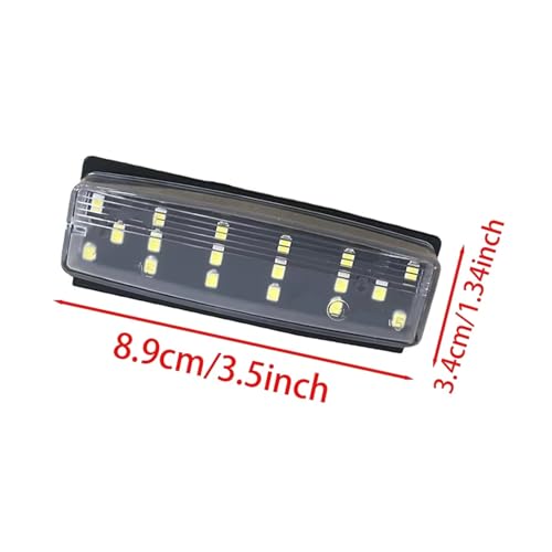 Luz placa matrícula coche para solucionar fallo luz trasera Mazda NC 4