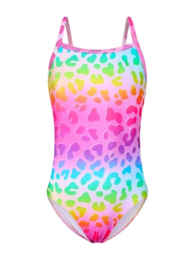 Image of Snowheart Girls Swimsuit One-Piece Bathing Suits Multicolor Kids Sport Summer Beach Swimwear for 2-12 Years Old
