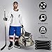 Hohean Hockey Stick Handling Trainer, 7 Sections Lightweight Stickhandling Training Tool for Stick Speed, Reaction Time and Puck Control, On & Off Ice Hockey Training Aid