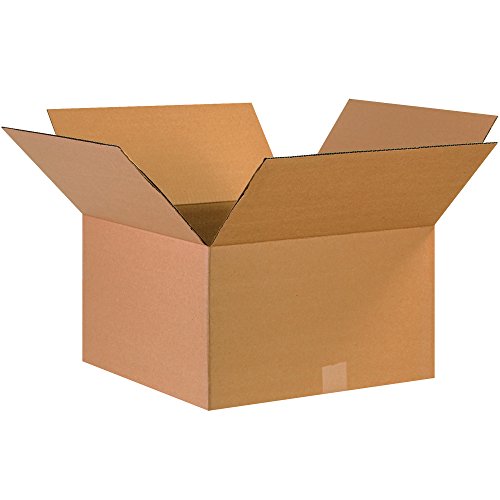 BOX USA 25 Pack of Corrugated Cardboard Boxes, 17
