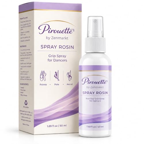 Pirouette Professional Rosin Spray for Dancers with Instant Non-Slip Grip