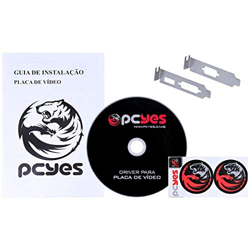 PLACA DE VIDEO NVIDIA GEFORCE G 210 1GB DDR3 64 BITS COM KIT LOW PROFILE INCLUSO - PA210G6401D3LP -
