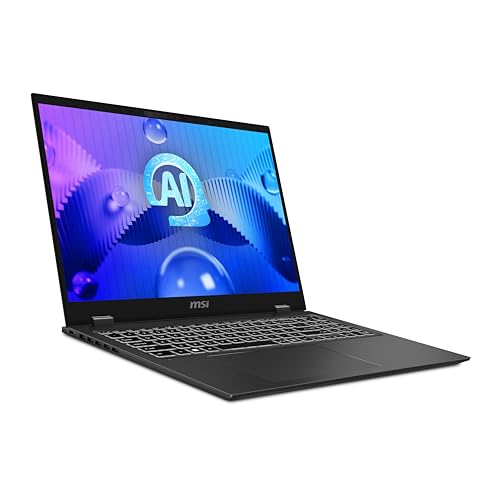 Prestige 16 AI Studio B1VEG-238IT, Notebook 16" QHD+ 60Hz, Intel Core Ultra 7 155H, Nvidia RTX 4050, 6GB GDDR6, 1TB SSD PCIe4, 16GB RAM 6400MHz, WiFi 7, Win 11 Home Layout ITA Grigio - PC Desktop - Immagine 5