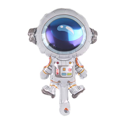 Nolitoy Astronaut Aluminum Balloon 10Pcs Foil Mylar Balloon Rocket Foil Balloons For Kids Birthday Space Themed Party Decoration #TOP7